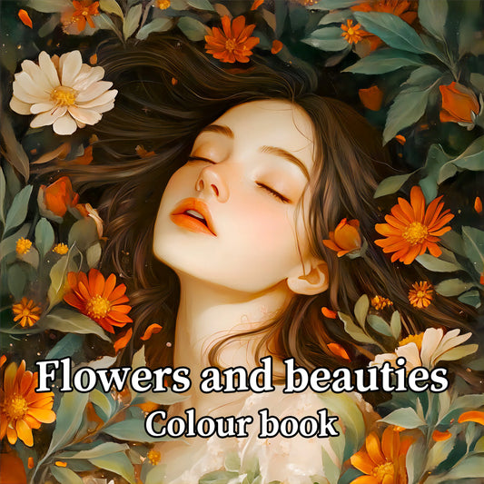 Beautiful Women in Bloom for Makeup Practice