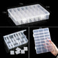 Transparent Plastic Storage Jewelry Box Compartment
