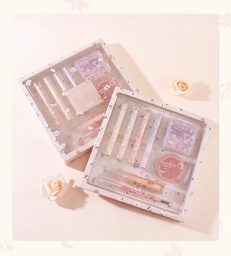 8-Piece Beauty Set with Lipstick Concealer Eyeshadow