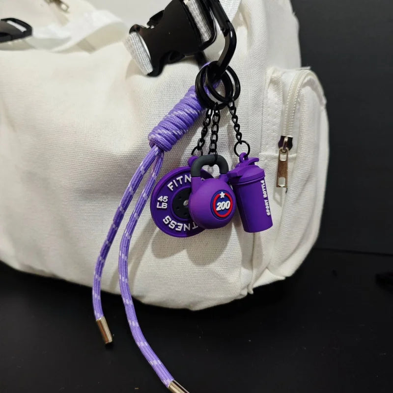 New Fitness Keychain Gym Lovers Fitness Enthusiast Gift