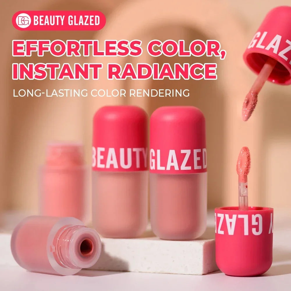 BEAUTY GLAZED 5 Colors Blush Serum Long Lasting Waterproof