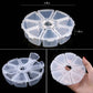 Transparent Plastic Storage Jewelry Box Compartment