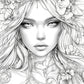 Beautiful Women in Bloom for Makeup Practice