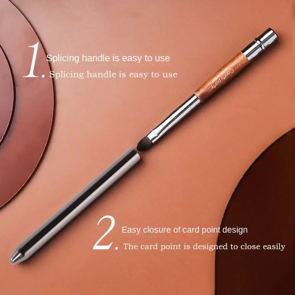 Lip Gloss Brush with Protective Cap Cosmetic Brush