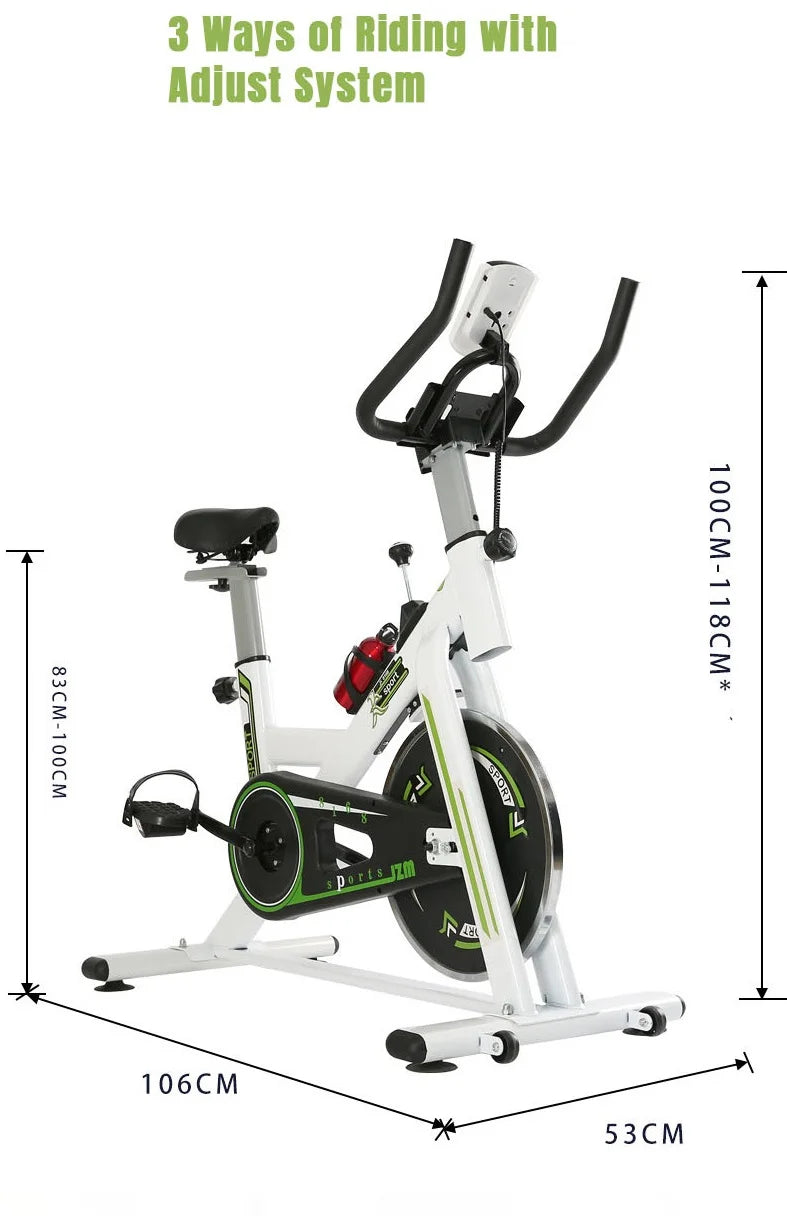 Indoor Cycling Bike with Magnetic Flywheel & LCD Monitor
