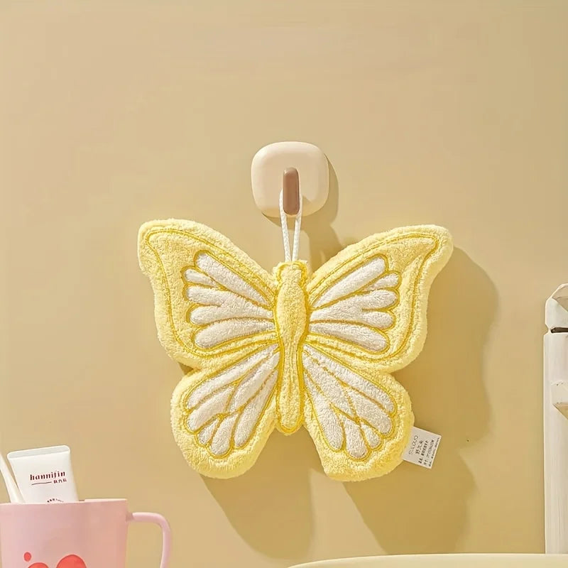 Hanging Coral Fleece Butterfly
