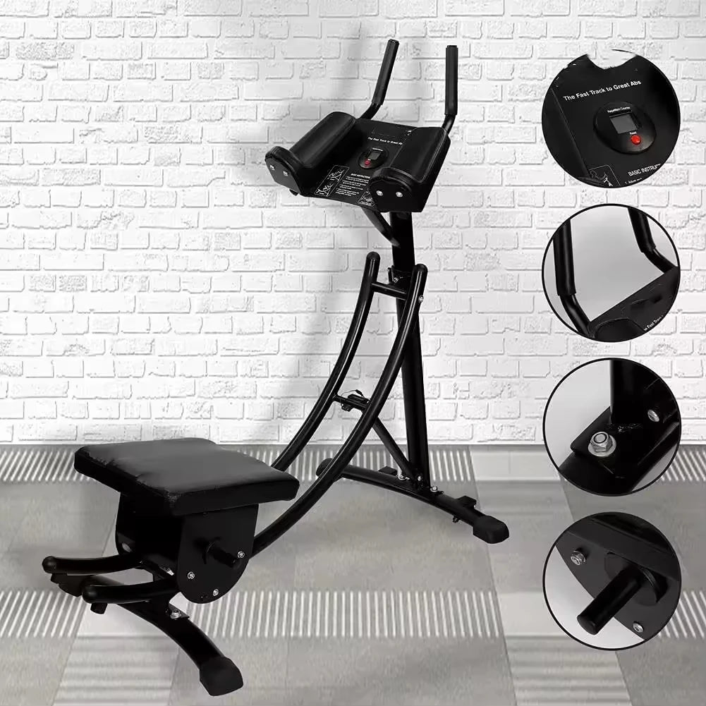 Fitness Height Adjustable Ab Trainer Workout Equipment