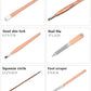 New Rose Gold& Black Nail Scissors Set Nail Clippers