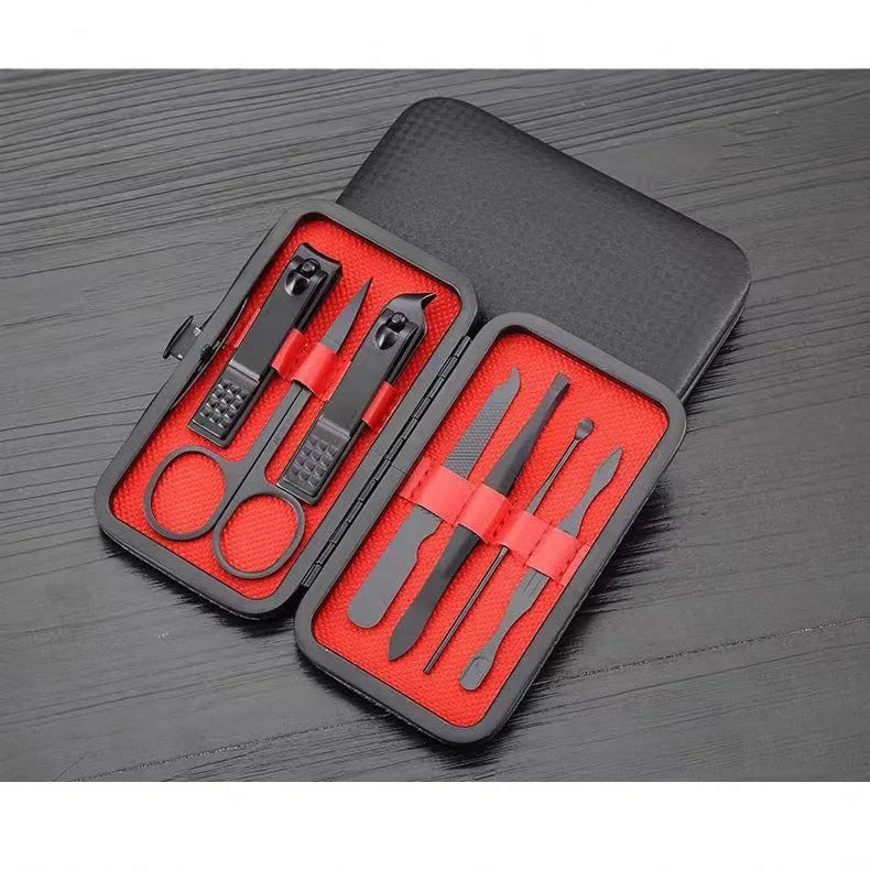 New Rose Gold& Black Nail Scissors Set Nail Clippers