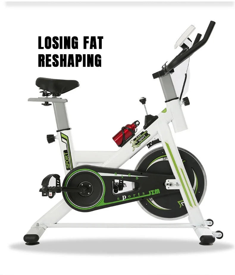 Indoor Cycling Bike with Magnetic Flywheel & LCD Monitor