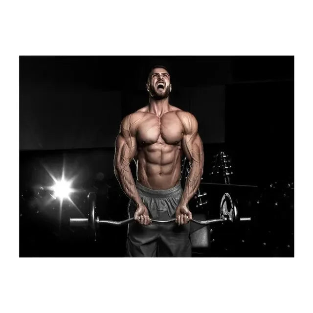 Fitness Motivation Canvas Art Sexy