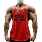 Men's Fitness Stringer Vest Cotton Y-Back Workout Tank