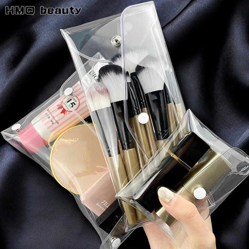 Transparent Cosmetic Bag Portable for Makeup Brushes
