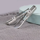 Stainless Steel Eyebrow Clip with LED Light