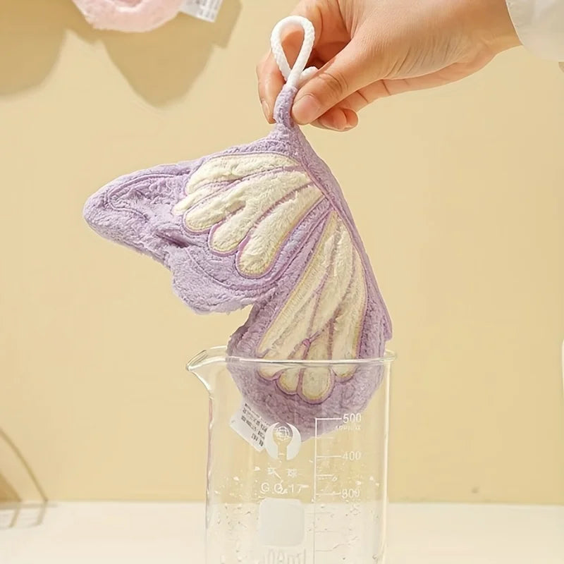 Hanging Coral Fleece Butterfly