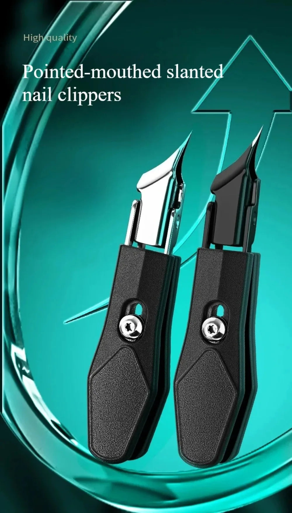 25 Slant Edge Nail Clipper Wide Opening Stainless Steel