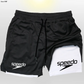 Fitness 2-in-1 training shorts suitable for men