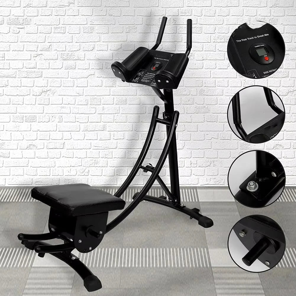Fitness Height Adjustable Ab Trainer Workout Equipment