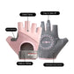 Fitness Yoga Gloves for Men Women Gym Hiking Summer Ice Silk