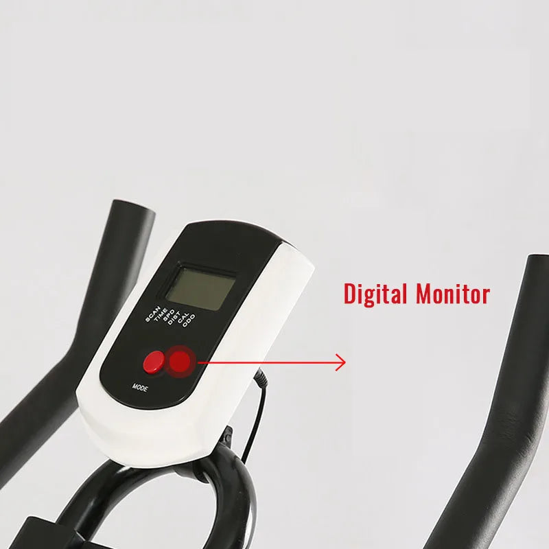 Indoor Cycling Bike with Magnetic Flywheel & LCD Monitor