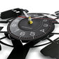 Fitness Wall Clock Vinyl Record LED Backlight Design