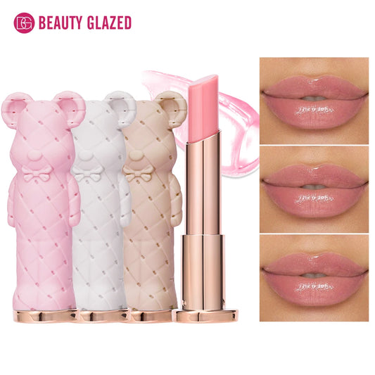 Beauty Glazed Bear Moisturizing Lipstick Colored Lip Balm
