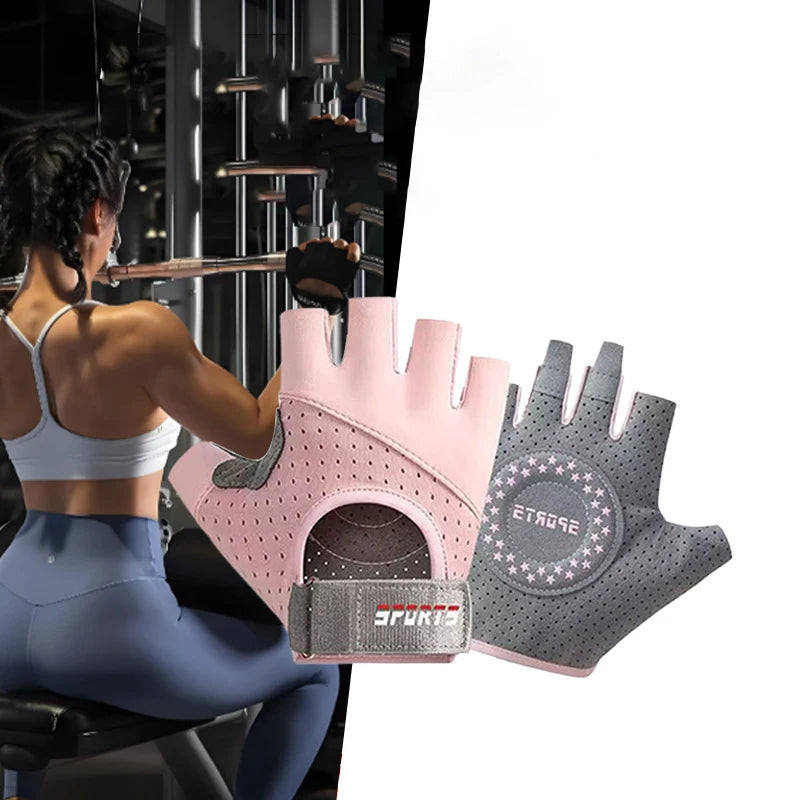 Fitness Yoga Gloves for Men Women Gym Hiking Summer Ice Silk