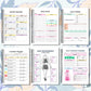 1PC Fitness Planner Bundle-Fitness Journal Workout Log