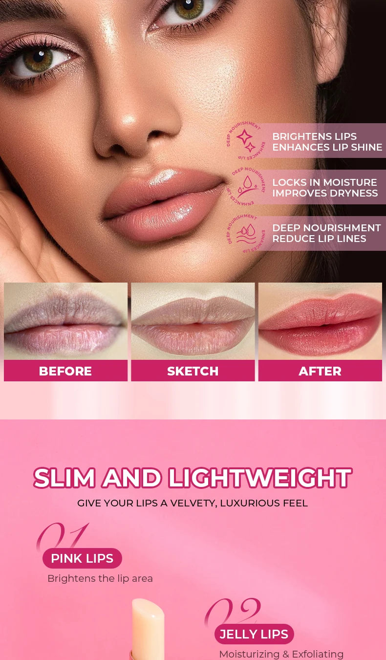 Beauty Glazed Bear Moisturizing Lipstick Colored Lip Balm