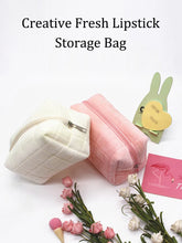  Cute Plush Makeup Bag for Women Portable Wear