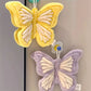 Hanging Coral Fleece Butterfly