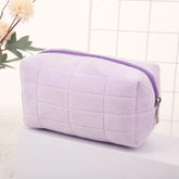  Cute Plush Makeup Bag for Women Portable Wear
