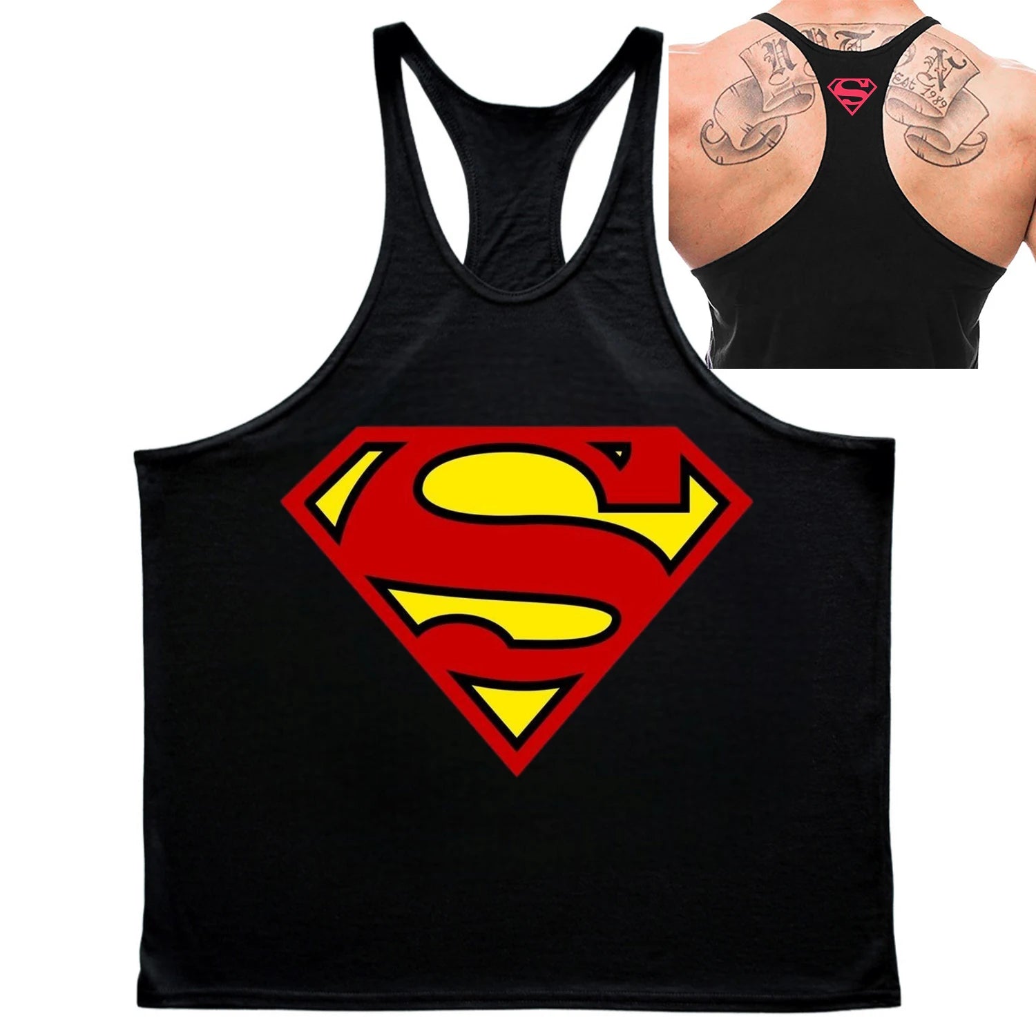 Summer Fashion Trend Fitness Vest Men's Fitness Gym