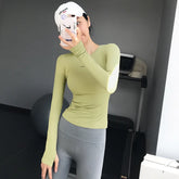 Fitness Tops Women Tight Sports Long Sleeve Yoga Clothing