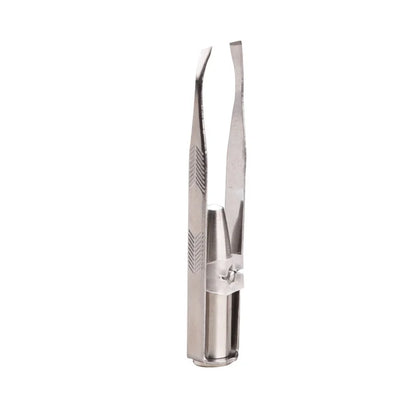 Stainless Steel Eyebrow Clip with LED Light