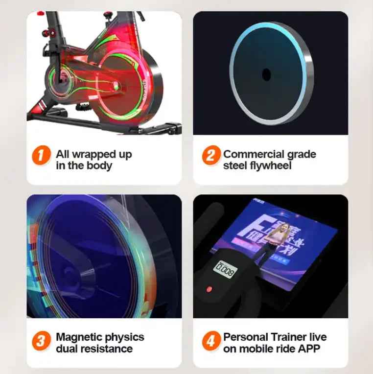 Fitness Spinning Bicycle Magnetic Resistance