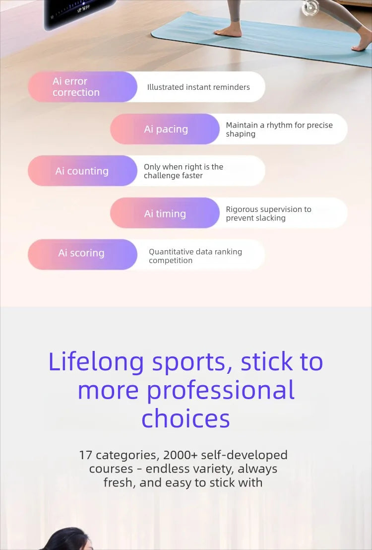 Fitness Magic Box AI Intelligent Somatosensory Exercise