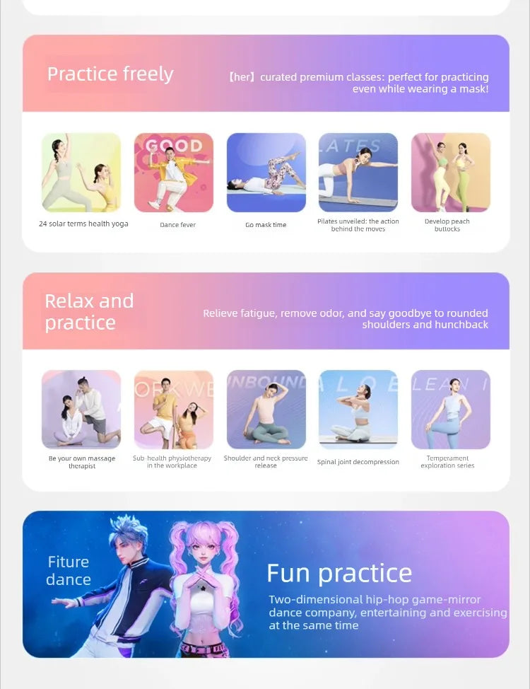 Fitness Magic Box AI Intelligent Somatosensory Exercise