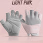 Fitness gloves - anti-slip anti-curl semi-fingered