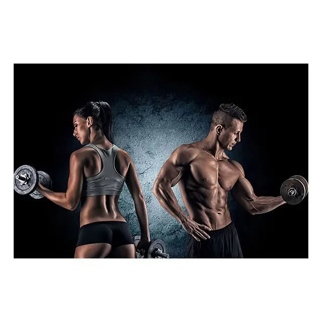Fitness Motivation Canvas Art Sexy