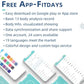 Fitdays Smart 8 Electrodes Body Fat Weight Scale