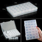 Transparent Plastic Storage Jewelry Box Compartment
