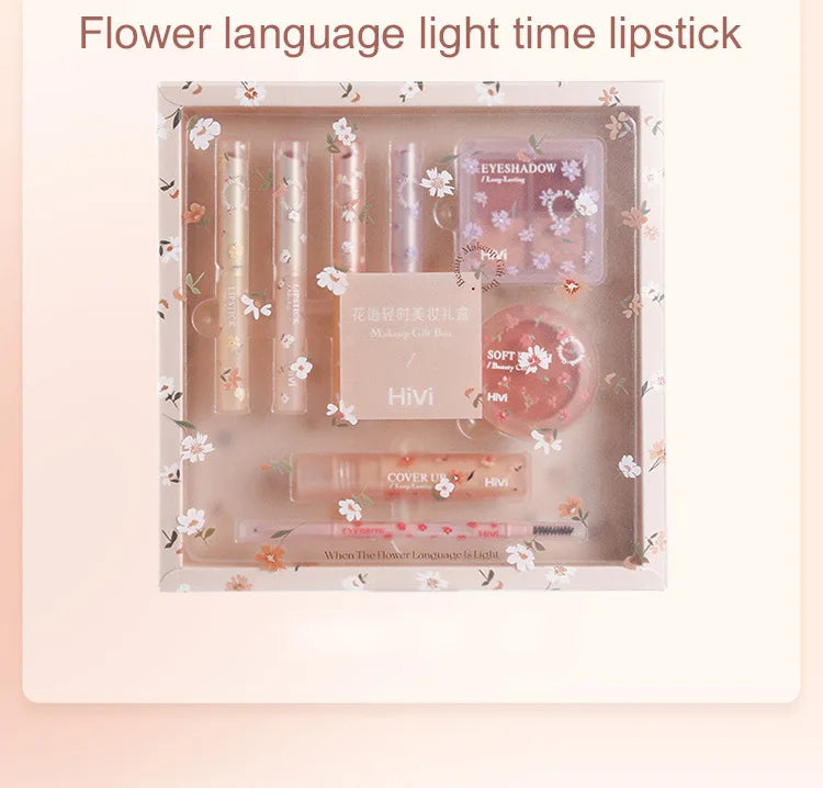 8-Piece Beauty Set with Lipstick Concealer Eyeshadow
