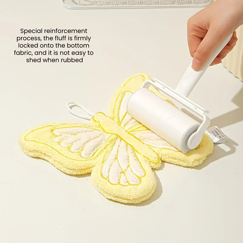 Hanging Coral Fleece Butterfly