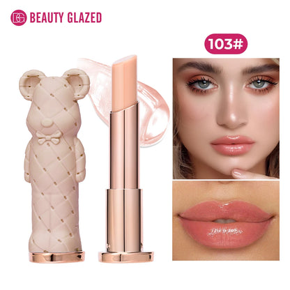 Beauty Glazed Bear Moisturizing Lipstick Colored Lip Balm