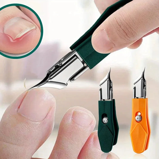 25° Slant Edge Nail Clipper Wide Opening Stainless Steel Professional Ingrown Toenail Tools Eagle Beak Oblique Toe Nail Trimmers