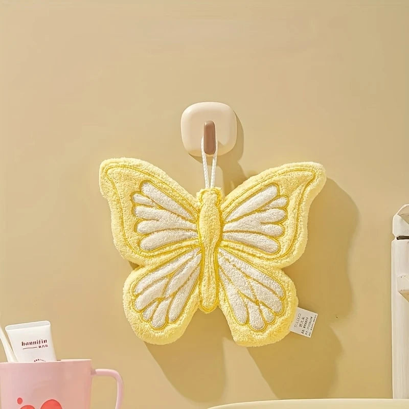 Hanging Coral Fleece Butterfly