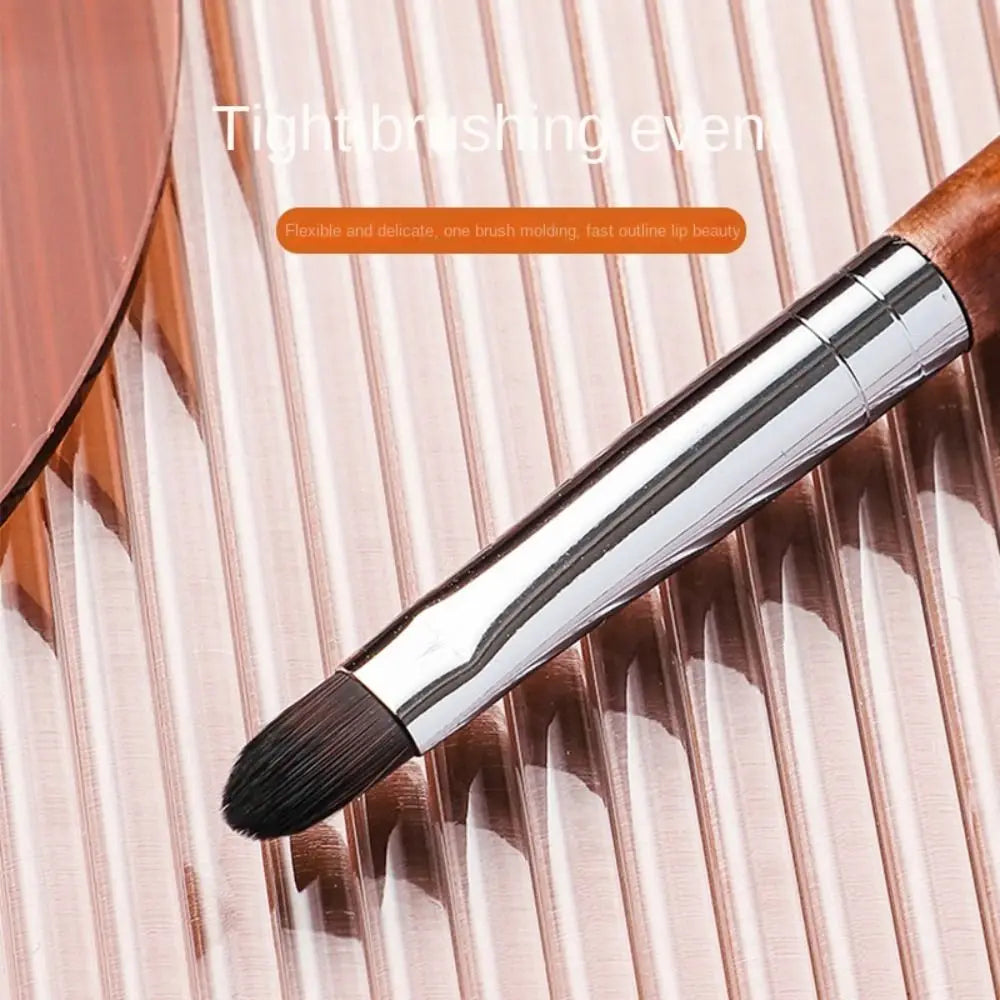 Lip Gloss Brush with Protective Cap Cosmetic Brush