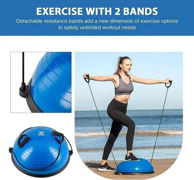 Balance Hemisphere Fitness Ball for Yoga Training