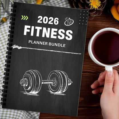 1PC Fitness Planner Bundle-Fitness Journal Workout Log
